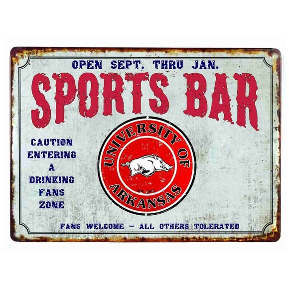 Set of 4 Fridge Magnets University of Arkansas Razorbacks - Picture 1 of 1